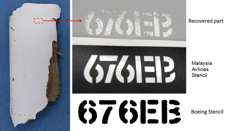 MH370 debris: Flap fairing fragment