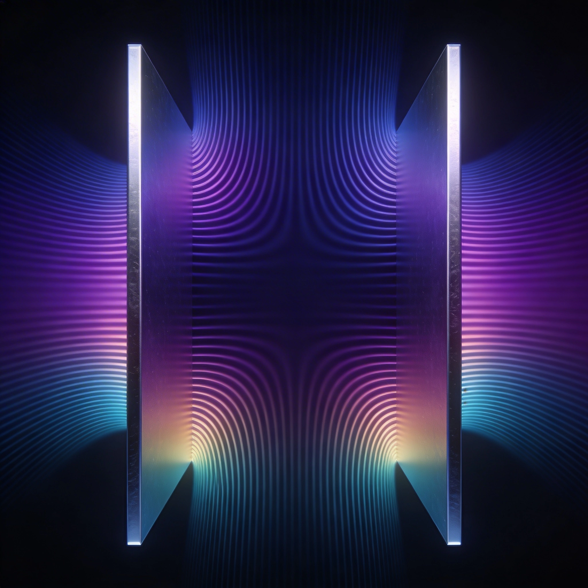 Visualization of the Casimir effect between parallel plates in quantum vacuum